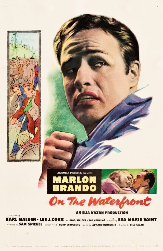 Poster: "On the Waterfront." 1954.