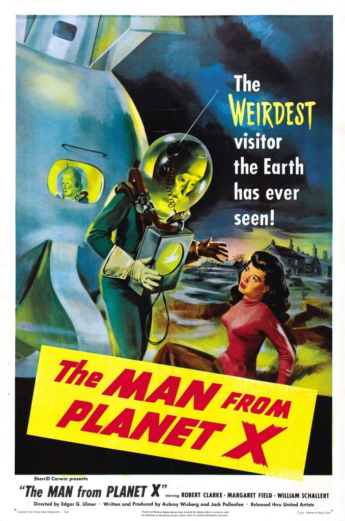 Poster: "The Man From Planet X." 1951.