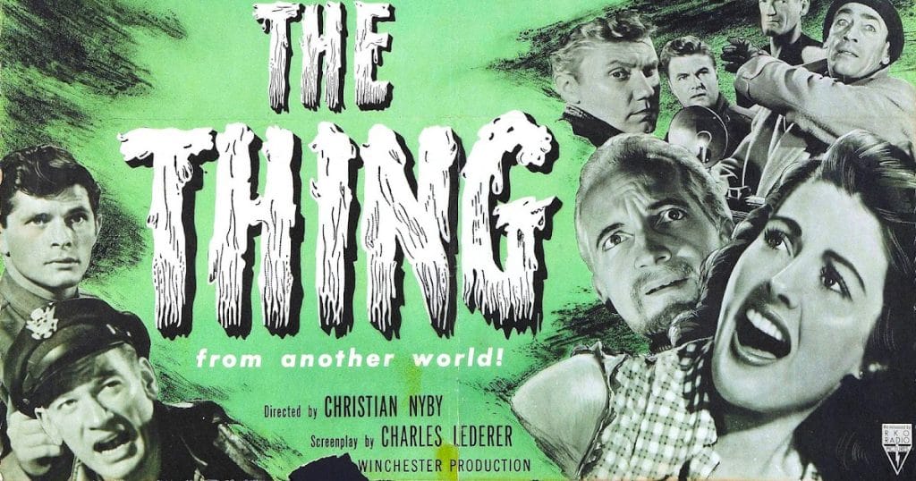 "The Thing From Another World," poster. 1951
